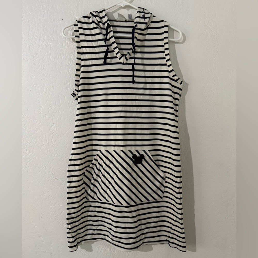 Junk Food Clothing Mickey Mouse Striped Hoodie